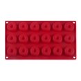 thumbnail image 4 of Moule à Beignes en Silicone Moules à Beignes en Silicone Plateau de Cuisson pour Beignes avec 18 Cavités, 4 of 9