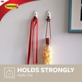 thumbnail image 2 of Command Forever Classic Large Metal Hooks, Brushed Nickel, Damage Free Decorating, 2 Hooks, 2 of 4