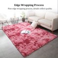 thumbnail image 3 of maskred Carpet Nordic INS Modern Simple Rectangle Rug Tie-Dye Plush Thick Derotation Mat Footcloth Guestroom Bedside Kitchen Rose, 3 of 6