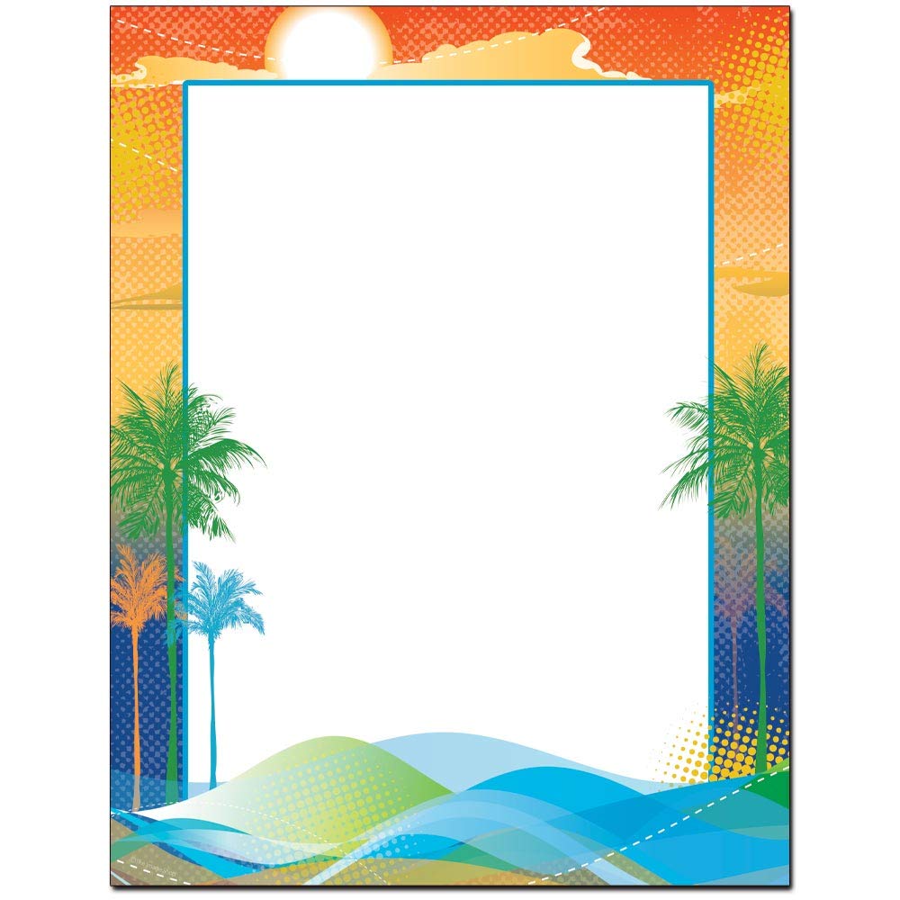 South Beach Letterhead Laser & Inkjet Printer Paper (25 Sheets)