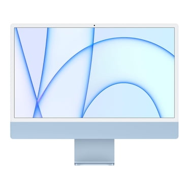iMac 24 (Retina 4.5K 8GPU, Blue) 8-Core M1 (2021) MGPK3LL/A 8gb RAM-256gb SSD-Dual Boot Mac OS/Win 11