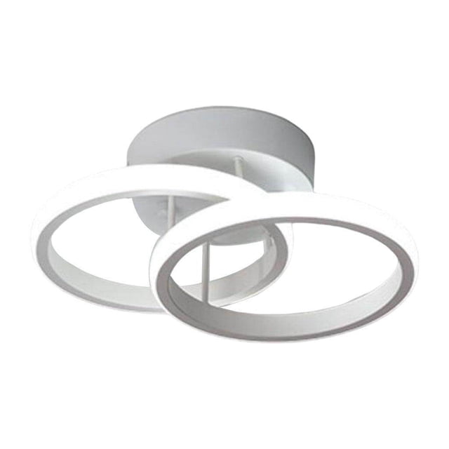 LED Ceiling Light Lighting Fixture Flush Mount Lamp Modern Bedroom Home Simple for Entrance Aisle white 24×16×12.5cm