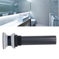 thumbnail image 4 of Basin Strainer, Non Overflow Basin Drain Stainless Steel Black  For Bathtub, 4 of 8
