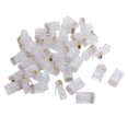 thumbnail image 1 of Unique Bargains 40 Pcs RJ45 8P8C Modular Network Crimp Adapter Ethernet Cable Wire Connector End, 1 of 2