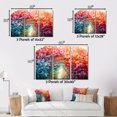thumbnail image 4 of Designart Rainbow framed wall Art, modern Colorful Rainbow Arch I , Rainbow Large framed wall art decor, Multi-Color Traditional Gold framed wall art, 44x34 inches Gold Frame, 4 of 5
