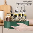 thumbnail image 4 of Pisexur 360 Degree Rotating Storage Tray Cosmetics Perfume And Condiment Bag Organizer Large Capacity Cosmetics Desktop Storage Tray Green, 4 of 7