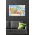 thumbnail image 4 of Map - Canada Wall Poster, 22.375" x 34", 4 of 4