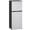 Silver, variant on HOMCOM Mini Fridge with Freezer 4.6 Cu.Ft 2 Door Small Refrigerator Black