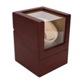 thumbnail image 1 of Watch Winder Watch Winder Case Wristwatch Winder Box Automatic Watch Winder Box Quiet Motor Mechanical Watch Display Storage Box 100-240VUS Plug, 1 of 8