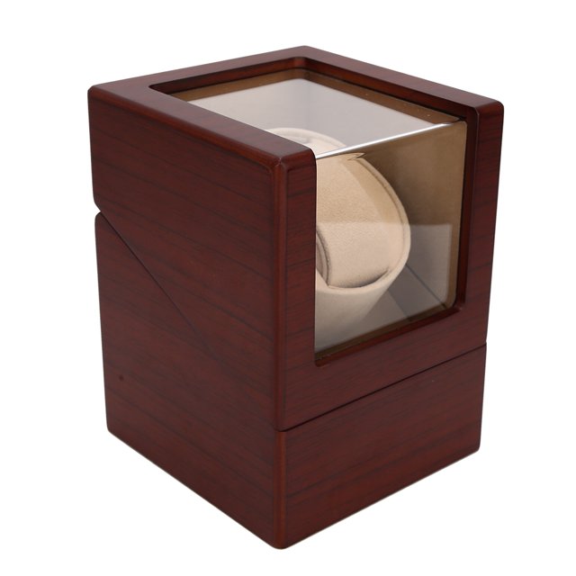 Watch Winder Watch Winder Case Wristwatch Winder Box Automatic Watch Winder Box Quiet Motor Mechanical Watch Display Storage Box 100-240VUS Plug