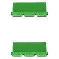 thumbnail image 3 of kurtrusly Made With Polyester Outdoor Swing Cushion Multifunctional Easy To Breathable And Comfortable green 2Set, 3 of 6