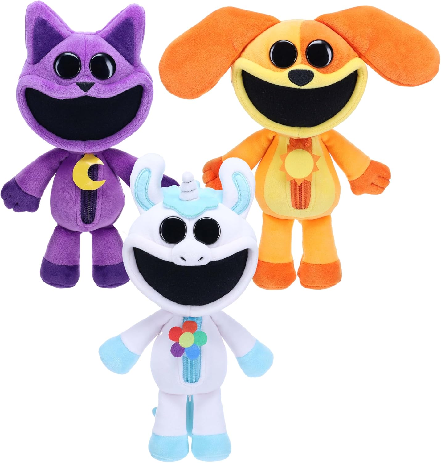 3PCS Poppy Playtime Smiling Critters 14" Standing Toy Plush Doll