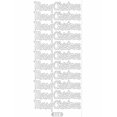 thumbnail image 1 of Starform SILVER N372 LG MERRY CHRISTMAS Stickers Peel Outline, 1 of 3