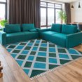 thumbnail image 1 of Casavani Garden Area Carpet Moroccan Style Rug,Blue 5x8 ft, 1 of 6