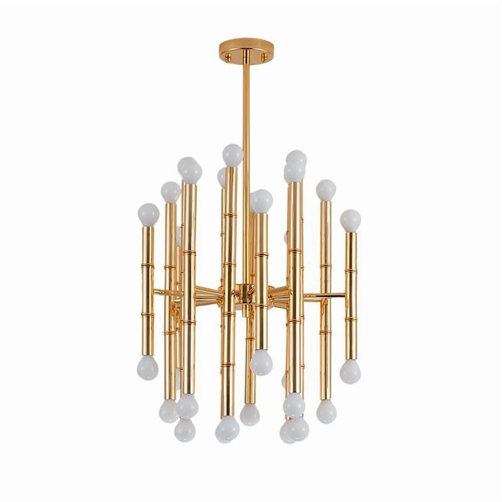 Plata Import Crown Gold Pendant Light