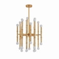 thumbnail image 1 of Plata Import Crown Gold Pendant Light, 1 of 2