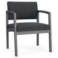 thumbnail image 1 of Lenox Steel Reception Waiting Oversize Guest Chair / Charcoal Steel / Dark Gray, 1 of 5