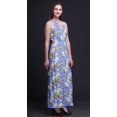 thumbnail image 4 of Bimba Robe Maxi pour Femmes Sans Manches à Col Ras du Cou, Dos Nu, avec Fentes Latérales - Xxx-Grand, 4 of 6