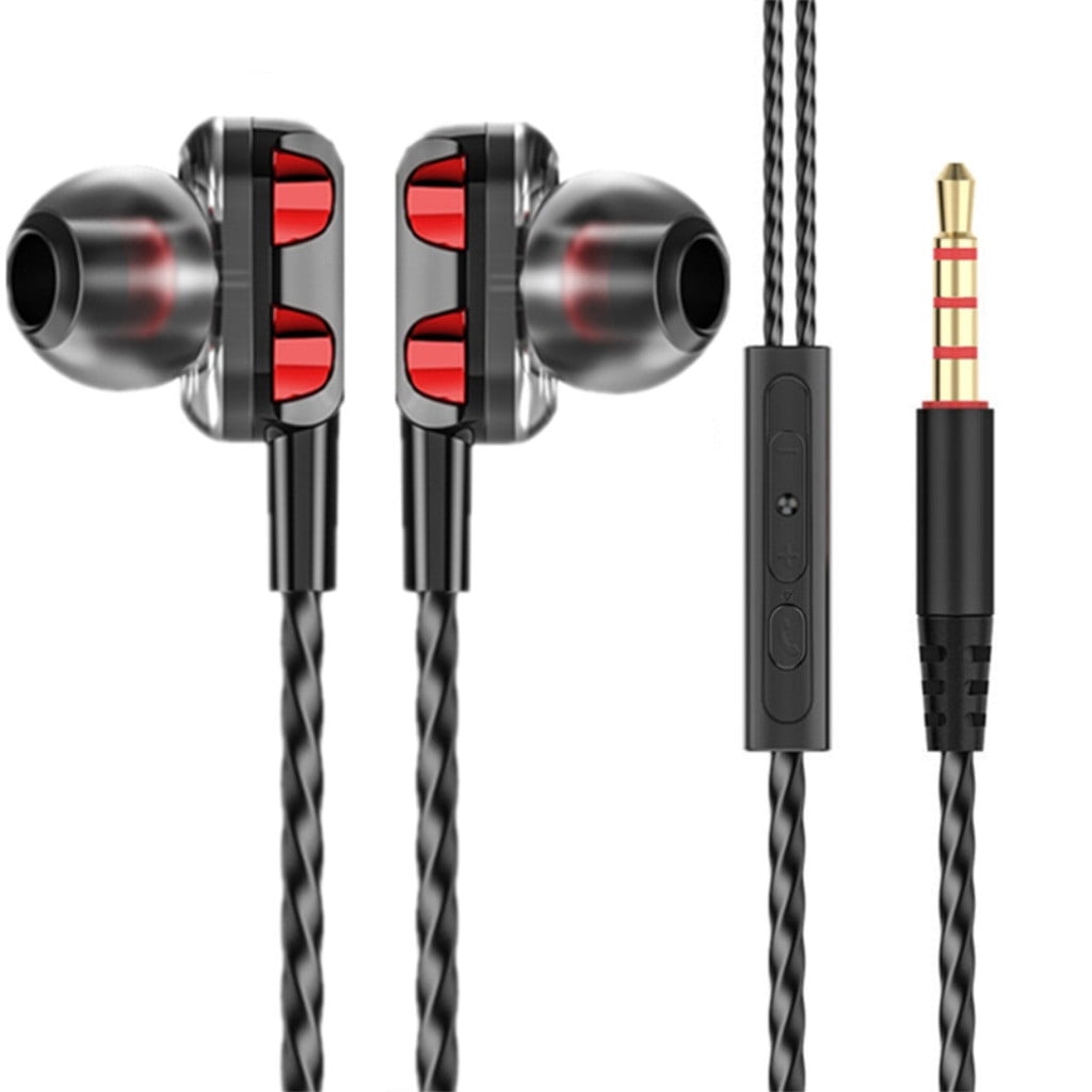 TopLLC R1 Stereo Wired Earphone Earbuds Bass Earphones 3.5mm Sport Gaming Headset on Clearance