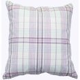thumbnail image 1 of Homeport Textiles Pink Check Decorative Throw Pillow, 1 of 2
