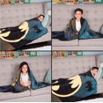thumbnail image 4 of Franco A39678 Kids Bedding Soft Plush Microfiber Throw, 46" x 60", Batman, 4 of 5