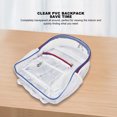 thumbnail image 3 of Sac à Dos Transparent, Sac d'École Transparent de Grande Capacité, Léger pour Unisexe, 3 of 8