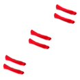 thumbnail image 4 of Dalazy Ruban de Prise Antidérapant pour Raquette de Squash/ Tennis Overgrip Rouge 3 Ensembles, 4 of 6