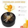thumbnail image 4 of WHAMVOX Electric Mixer Replacement Part 250W Blender Crossblades Black Plastic Mixing Kitchen Use 1Pack, 4 of 5