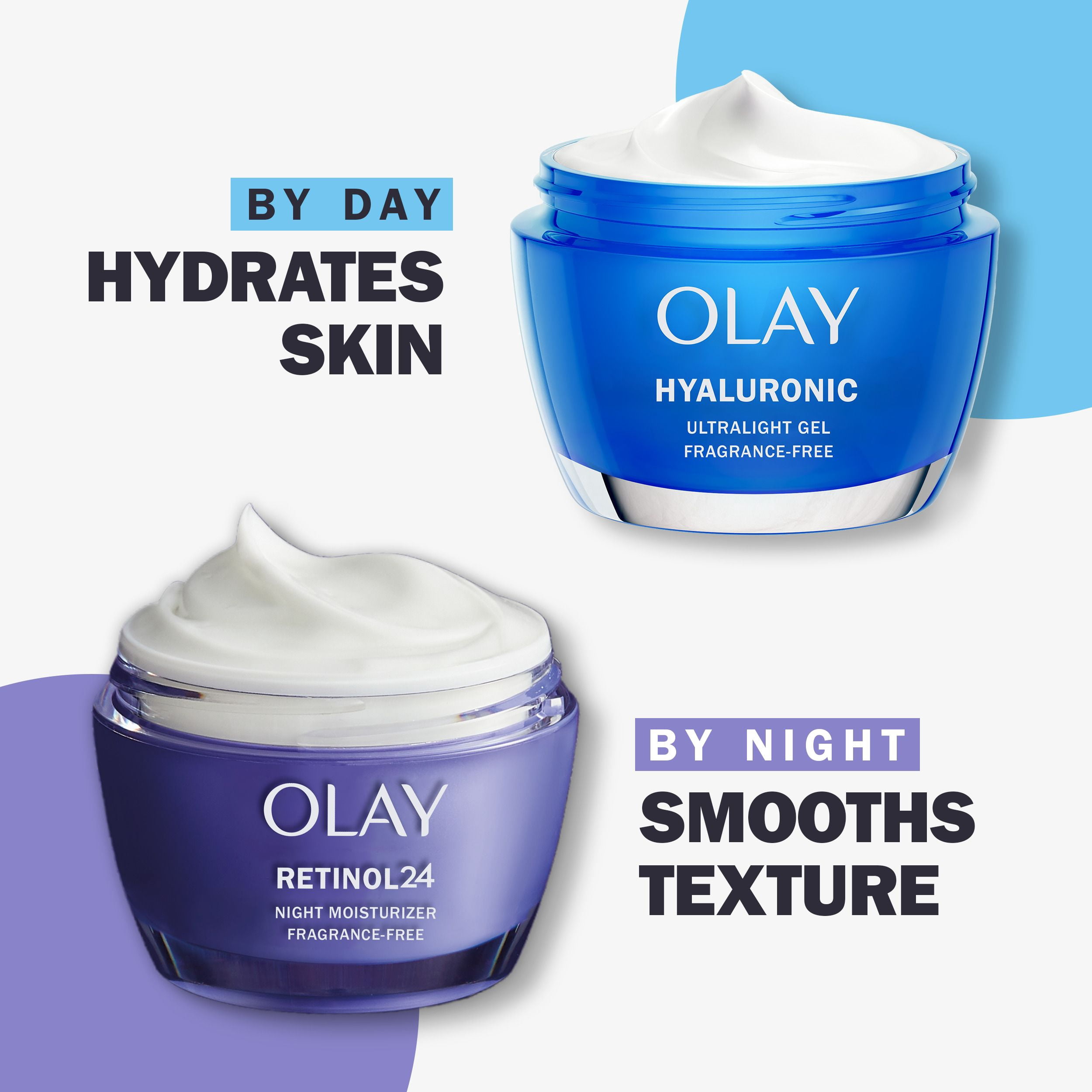 Olay Regenerist Hyaluronique + Peptide Hydratant pour le Visage, Sans Parfum, Format d'Essai
