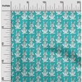 thumbnail image 1 of oneOone Tissu Polyester Lycra Imprimé Bloc de Lapin au Mètre 56 Pouces de Large, 1 of 4