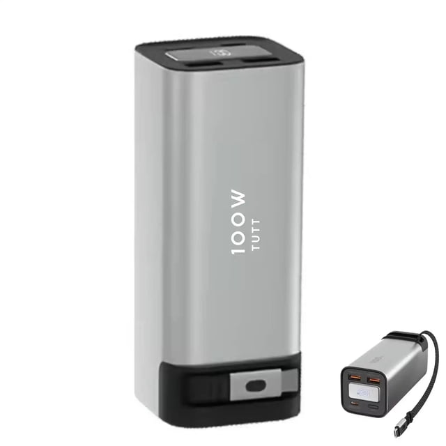 TUTT Moniteur, Banque d'Alimentation pour Portable 100 W 20 000 mAh Câble Rétractable Écran LCD L1