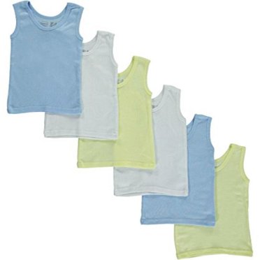 Bambini Boy's Six Pack Pastel Tank Top Small