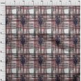 thumbnail image 3 of oneOone Silk Tabby Fabric Swirl & Check Ikat Fabric Prints By Yard 42 Inch Wide, 3 of 4