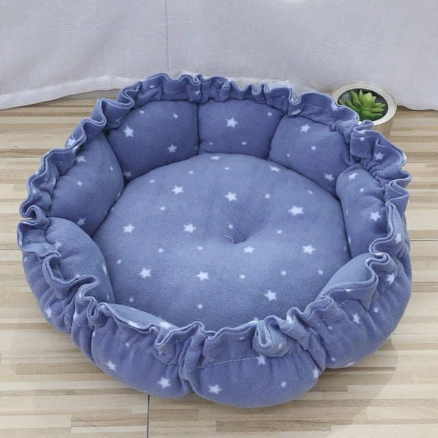 TIMIFIS Dog Cat Bed Round Bed, Pet Bed, Rope Pad, Pet Warmth Accessories, HomeFall/Winter