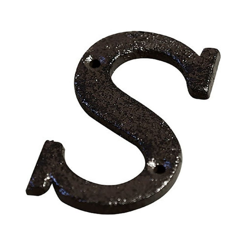 Plaque de Porte de Maison Créative en Fonte de Style Rétro pour Épicerie, Symbole Lettre Bricolage