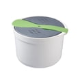thumbnail image 1 of tredstone Home Office Hotel Portable Microwave Oven Rice Cooker Food Grade Steamer Pot Household Cookware Kitchen Gadget Green, 1 of 9
