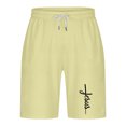 thumbnail image 4 of Diufon Men's Athletic Shorts Drawstring Waisted Outdoor Sport Shorts Spring Summer Hiking Shorts with Pockets, 4 of 4