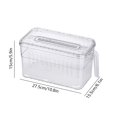 thumbnail image 3 of TopLLC Closet Organizers and Storage Refrigerator Food Storage Box Food Grade Preservation Box Kitchen Vegetable Dumpling Sorting Box Refrigerated Food Storage Box Plastic kitchen storage box, 3 of 7