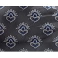 thumbnail image 4 of oneOone Georgette Viscose Fabric Floral Block Printed Fabric 1 Yard 42 Inch Wide, 4 of 4