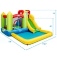 thumbnail image 4 of Gymax Maison Gonflable d'Extérieur pour Rebond, Glissade d'Eau, Escalade, Piscine, 4 of 7
