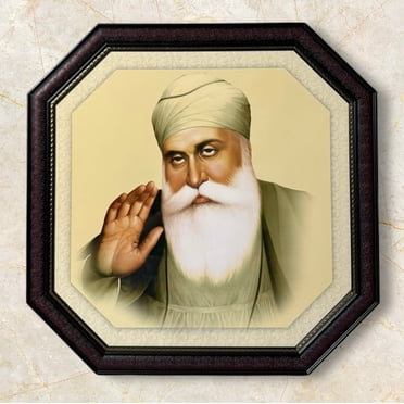 Guru Nanak Dev Ji Image Encadrée