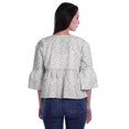 thumbnail image 2 of Moomaya Hauts Boho Coton Décontractés Amples Blouses Haut d'Été Col Rond T-Shirt, 2 of 4