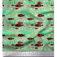 thumbnail image 1 of Soimoi Crepe Silk Fabric Fish Cartoon Fabric Prints by Yard 42 Inch Wide, 1 of 3