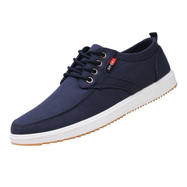Kcodviy Men Shoes Canvas Shoes Casual Shoes Men Sneaker High Soled Men Canvas Men's athletic Sneaker Shoes Sports Casual Shoes Sneaker Rack for Men Bedroom for Men