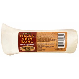 5-6 pouces beurre d'arachide étouffé blanc brillant os