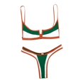 thumbnail image 4 of Milaget Female Bikini Set Adjustable Shoulder Straps Swimsuit for Travel Beach Party L, 4 of 9