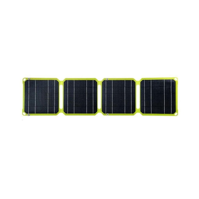 Abbracc Foldable Solar Panel Charger IP67 Waterproof 40W Phones USB Charging for Camping Yellow