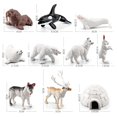 thumbnail image 3 of 10 Sets Of Mini Small Simulation Animal Winter Simulation Scene Decoration Model, 3 of 8