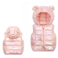 thumbnail image 4 of Cowsor Doudoune Sans Manches pour Filles, Hiver, Chaude, à Fermeture Éclair, à Capuche, Veste d'Extérieur, 4 of 7