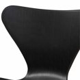 thumbnail image 3 of Baxton Studio Jaden Modern & Contemporary Dining Chairs, Black (Set of 4), 3 of 5
